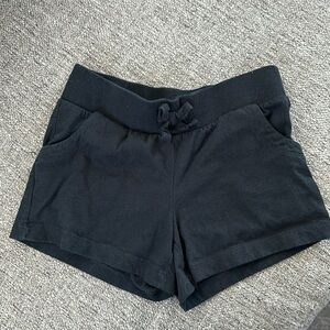 Circo Girls Black Medium 7/8 100% cotton Pockets Shorts